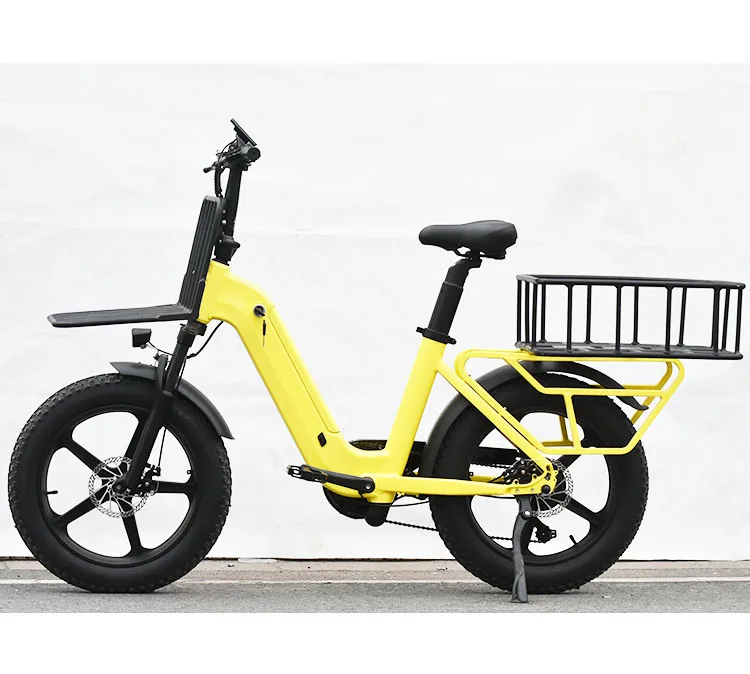 2023 new 48v food delivery ebike 500w electric cargo bicycle for family