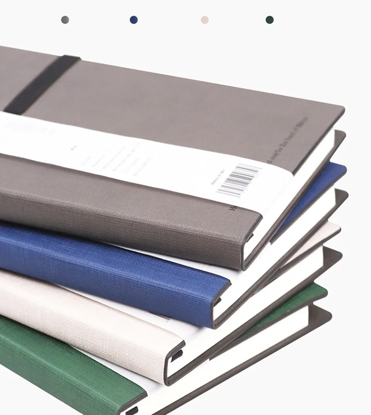 Custom Classic Ruled Hard Cover Premium Lined Dotted Grid Thick Paper