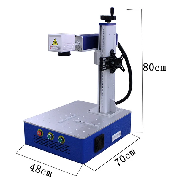 100W IPG Fiber Laser Metal Engraver Cutter for Silver, Gold, Copper Jewelry