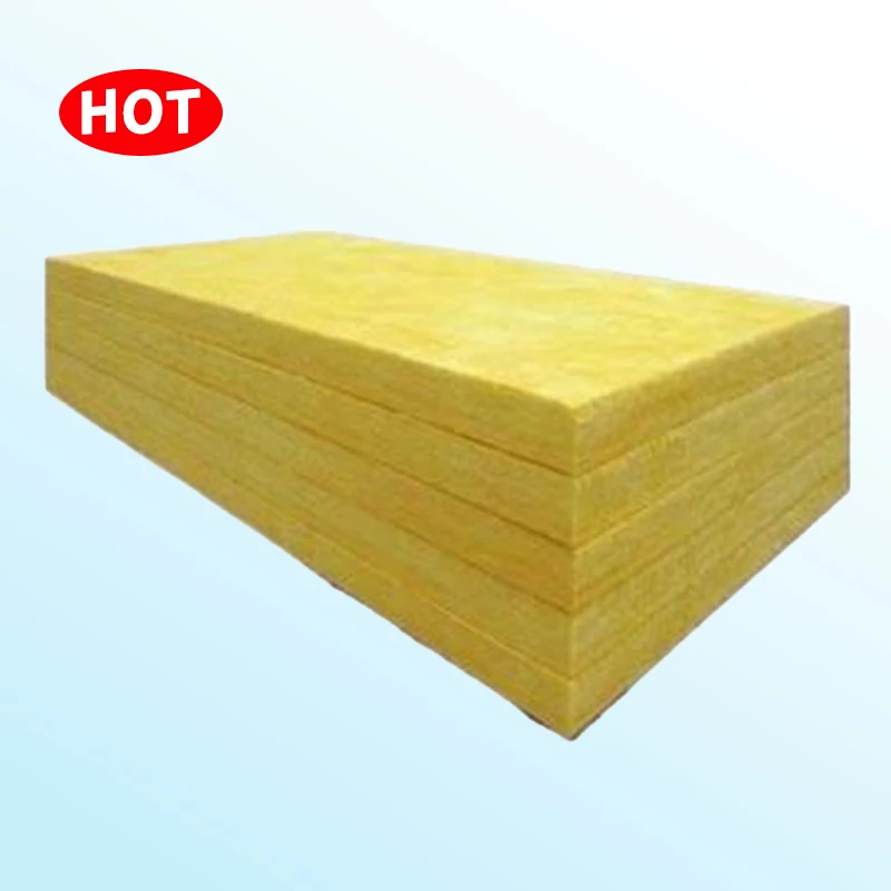 Modern Design Eco-Friendly Rock Wool Board Formaldehyde-Free Low Dust 25/50/100mm Thick Square Sheet Fireproof Metal Basalt