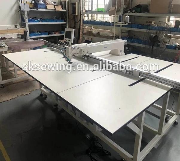 Full Automatic Down Jacket Computer Programmable Template Sewing Machine