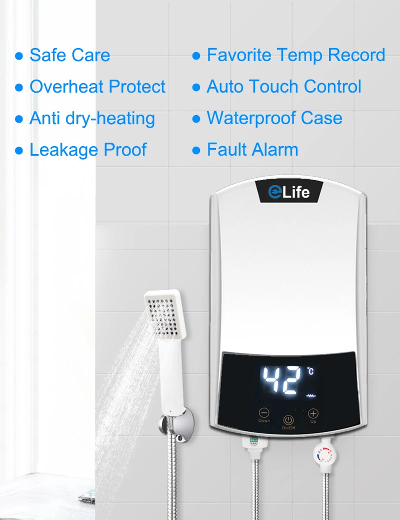 Instant Electric Water Heater, 5.5KW, 220, 6000 - detail 2