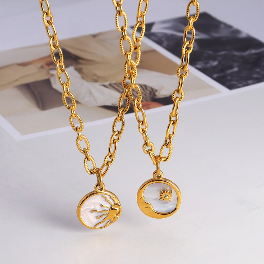 DALANE Acciaio Inossidabile Novità Lumache Collana Placcata Oro 18K Ciondolo Animali Gioielli Regali per Donne Ragazze Ciondoli (Argento Placcato