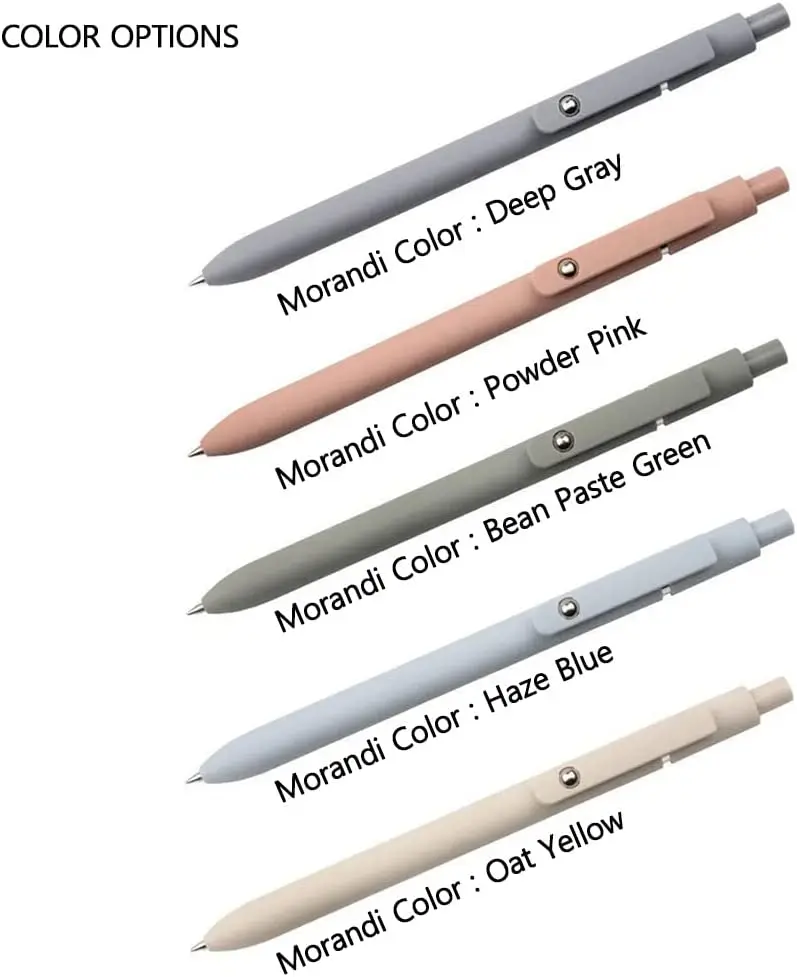 Индивидуальные гелевые шариковые ручки, раздвижная ручка с красочным дизайном 0,5 мм, черные ручки с быстрой сушкой и черными чернилами, удобные гладкие Письменные ручки