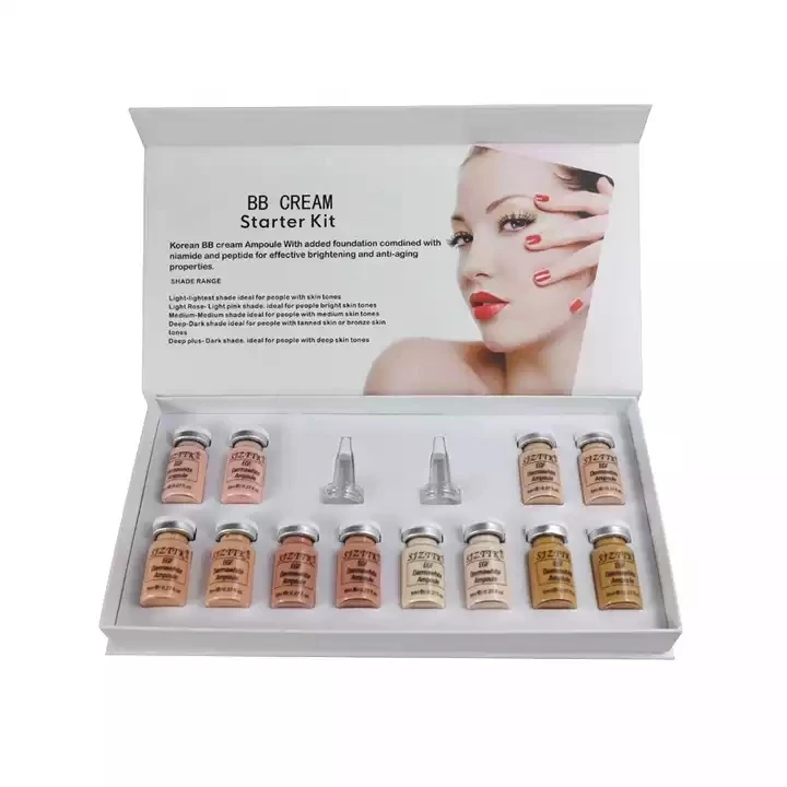 Kit Sérum Et BB Cream Glow White - Soin éclaircissant Et Hydratant Pour Une Peau Lumineuse