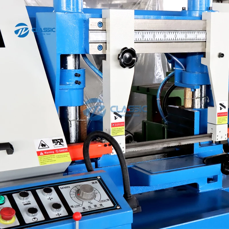 Low Price Double Column Horizontal Metal Steel Iron Cutting Band Saw Sawing Machine GH4235