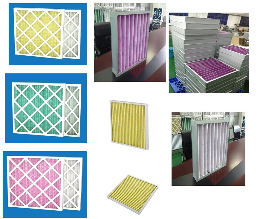 G3 G4 Hvac Pre Filter Merv 8/11/13/14 Paper Frame Pleated Air Filter