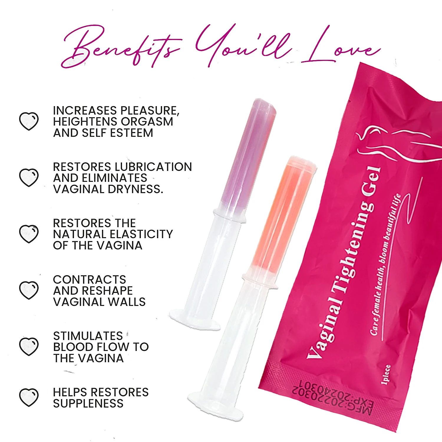 Evina Women's Safety Vaginal & Hymen Repair Tightening Gel with 100% Natural Herbs