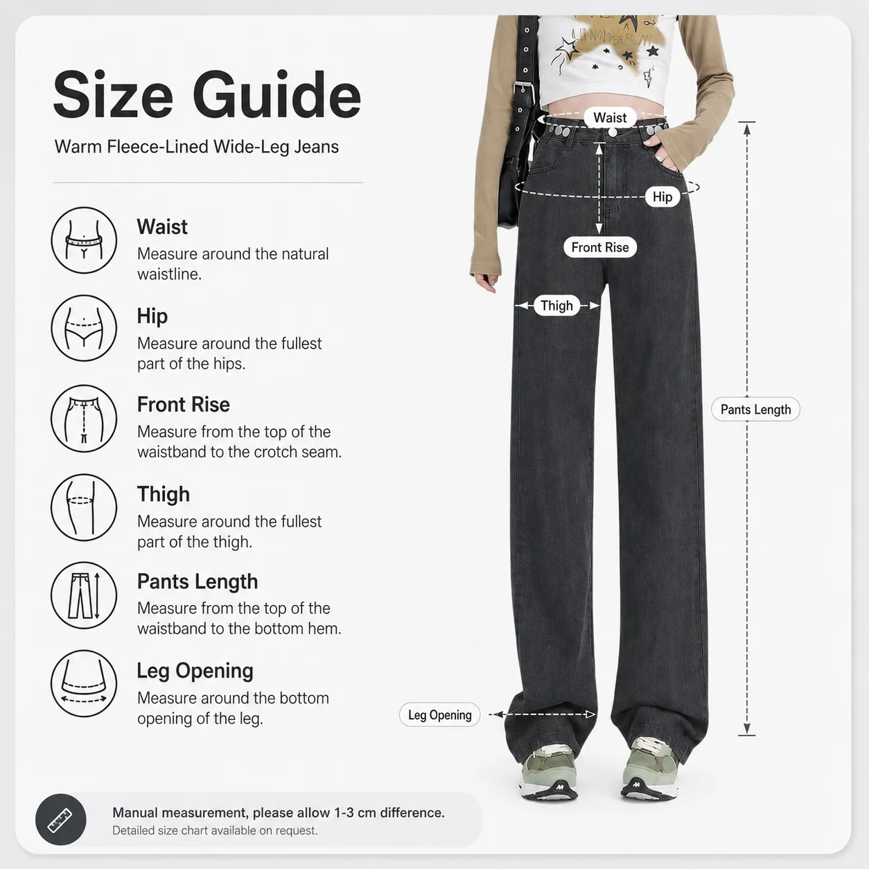 Size measurements