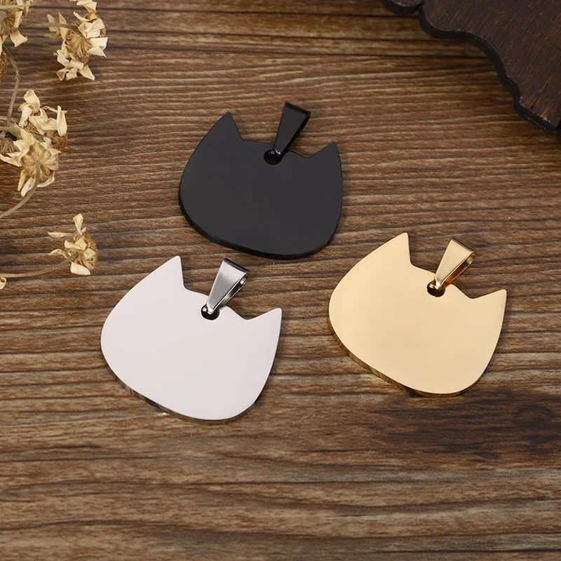 Custom Logo Aluminium Anodized Bone Shape Dog tag Pet ID Tags with any shape