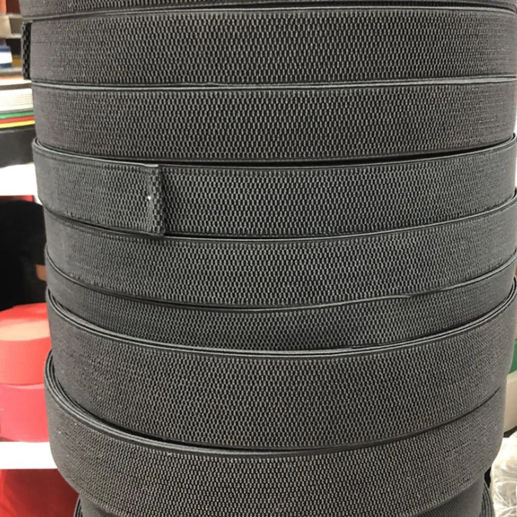 High Tenacity Polyester Latex Elastic Band Elastic Webbing Band with High Elasticity