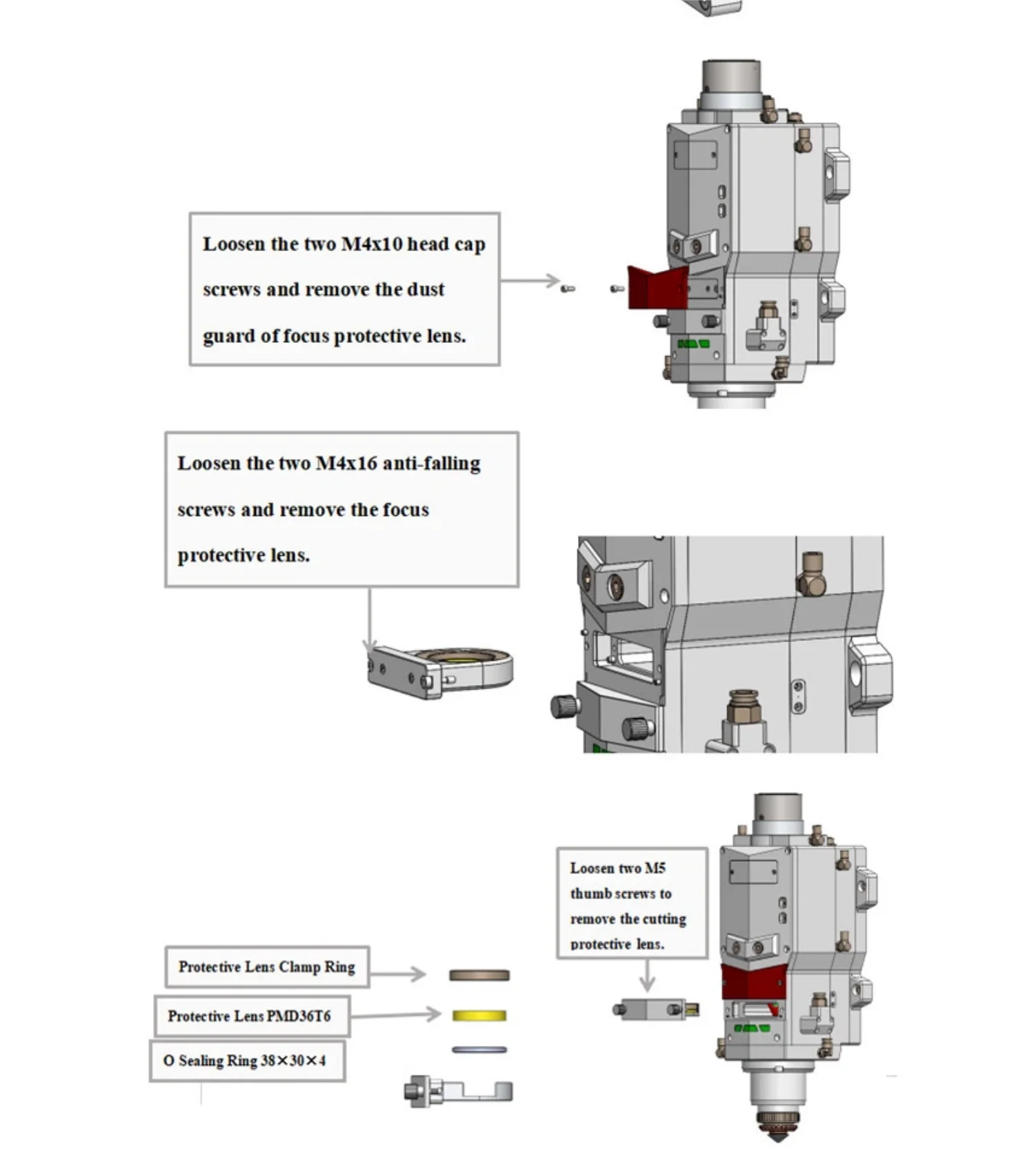OSPRI High-accuracy 30KW Intelligent Auto-focus Laser Cutting Head LCK30