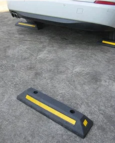 Best Price 100% Recycled Rubber 1000*180*150Mm Car Wheel Stopper Premium Parking Curbs factory