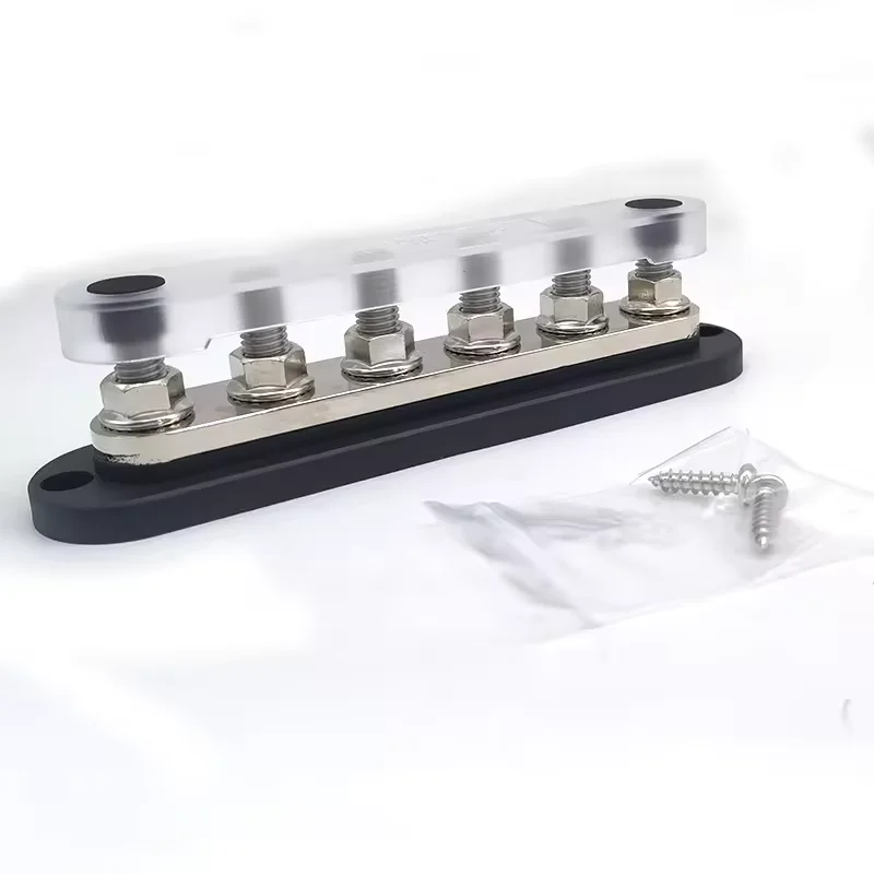 Scatola Di Distribuzione Alimentare 4 Vie M8 - 200A 12V-48V Per Barra Bus O Auto Elettriche - Foto 4