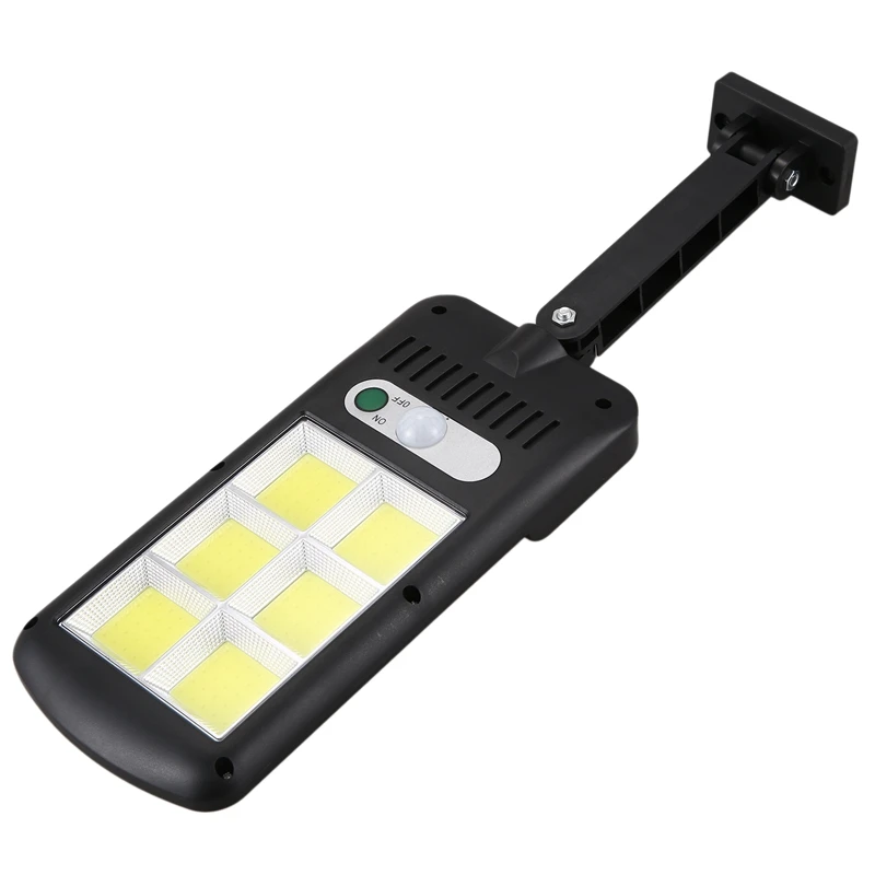 Intelligent Motion Sensor Safe Fast Charging All in One Round Warehouse Street Solar COB Decoration Garden Camping Lighting Lamp