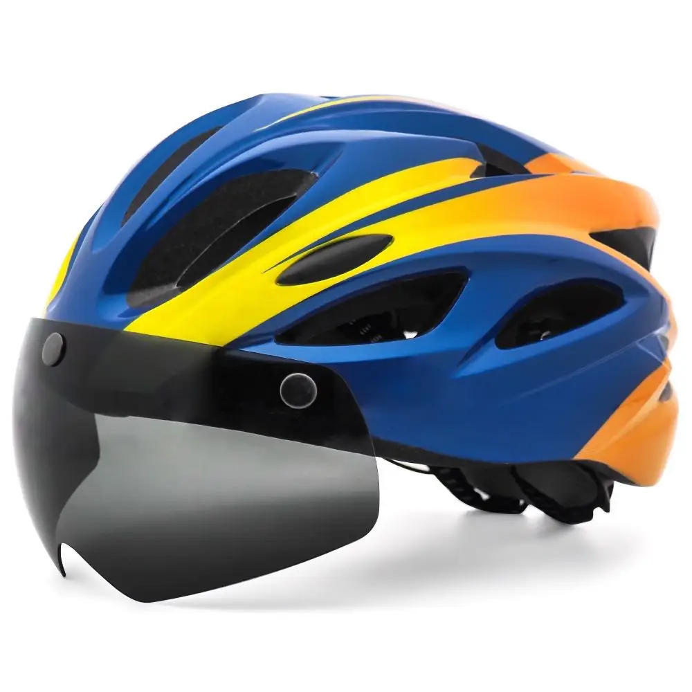 Best Selling Road Bike Riding Helmet Breathable Bicycle Ultra Light Mountain Bike Helmet With Light Sun Visor