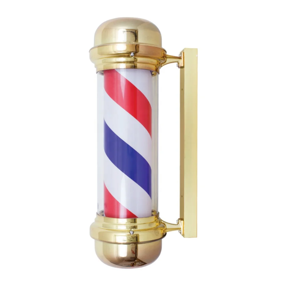 Black and White Barber Pole for Salon Shop Hair Barber Shop Equipment Durable Led Salon Pole for Sale
