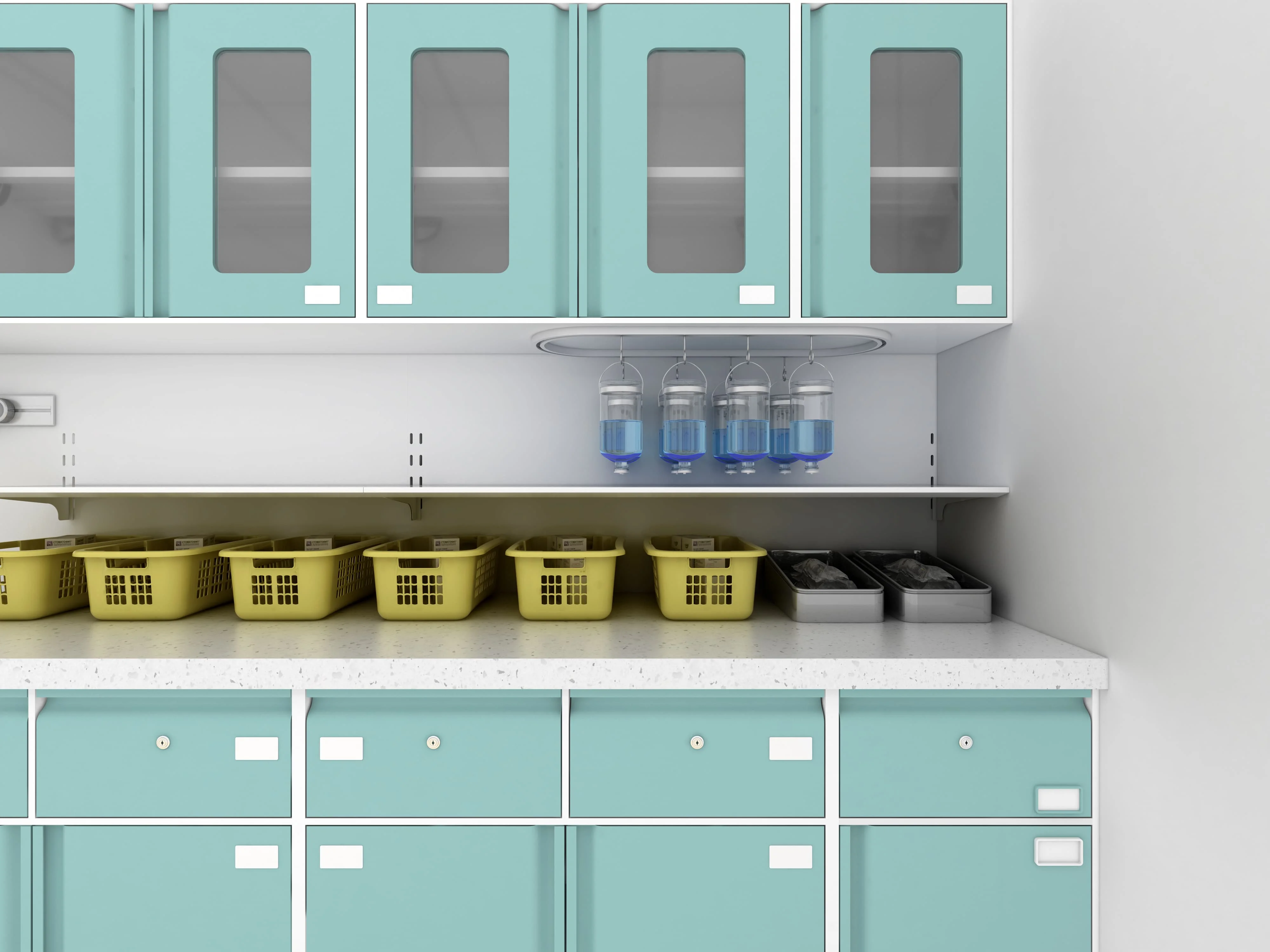 Modern Dental Cabinets Furniture with Metal Construction Durable & Eco-Friendly Design for Home Office Use 4