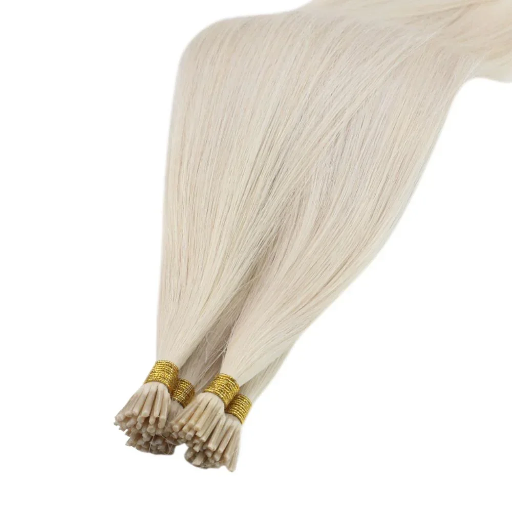 LaaVoo I Tip Remy Extension de cheveux humains 16-22 pouces Brésilien 80g Lisse Fusion à froid Stick Itip Hair_voghion.com