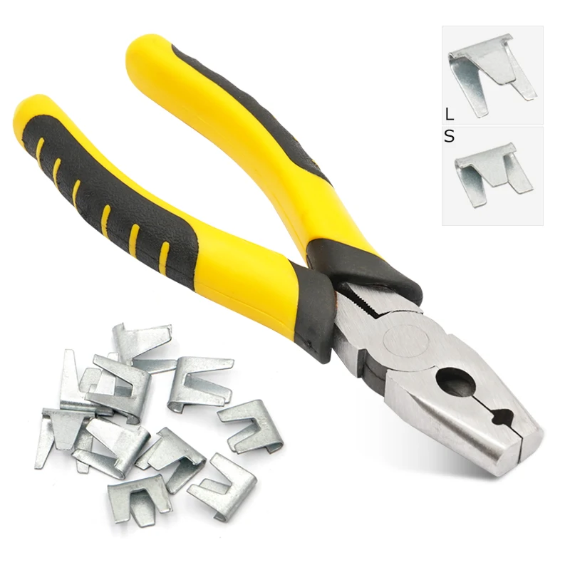 Pet Bird Cage Installation Hand Making Clamp Plier Fasten Clip Fence Crimping Bird Cat Dog Rabbit Chicken Cage Assemble Plier