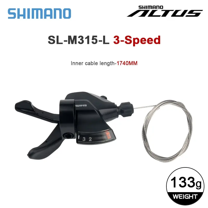 SHIMANO Altus SL-M315-7/8R and RD M310 3x7/3x8S 21/24S Shifter Set  RAPIDFIRE PLUS With Optical Gear Display MTB 7/8S Groupset
