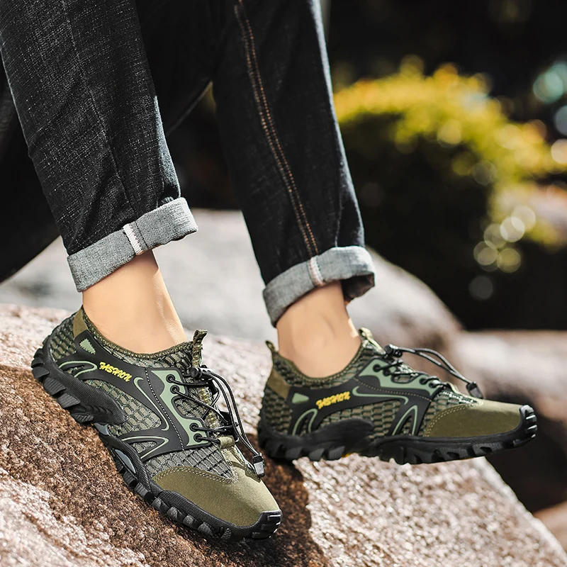 2022 Summer Elastic Quick Dry Aqua Shoes Unisex Swimming Water Wading Shoes Men Upstream Swimming Shoes Beach Barefoot Slippers