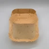 printed square brown