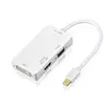 Adaptador mini dp 3 en 1 blanco 4k