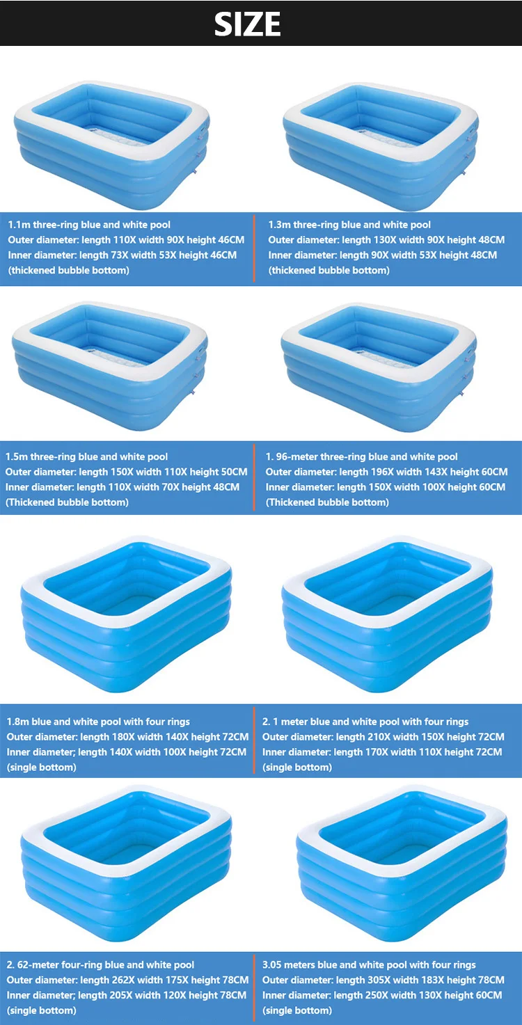 Outdoor Backyard Swimming Pool Modern For Kids Large Plastic Pool ...