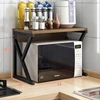 K-type brushed black oak + black frame
