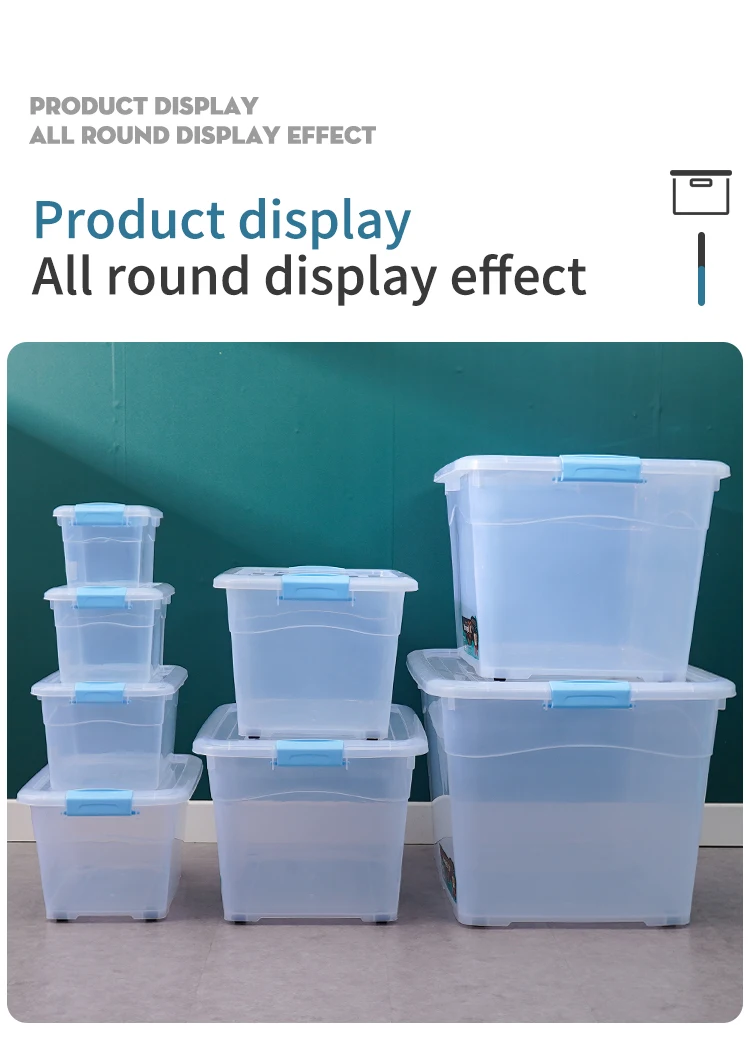 5l 8l 15l 30l 40l 70l 120l 180l Tough Rectangle Plastic Organizers And