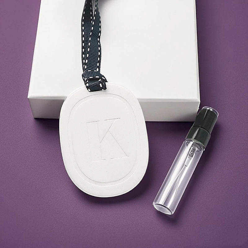 Customized OEM Fragrance Oil Diffuser Home Hang Car Pendant Decoration Air Freshener Ceramic Aroma Gypsum Perfume