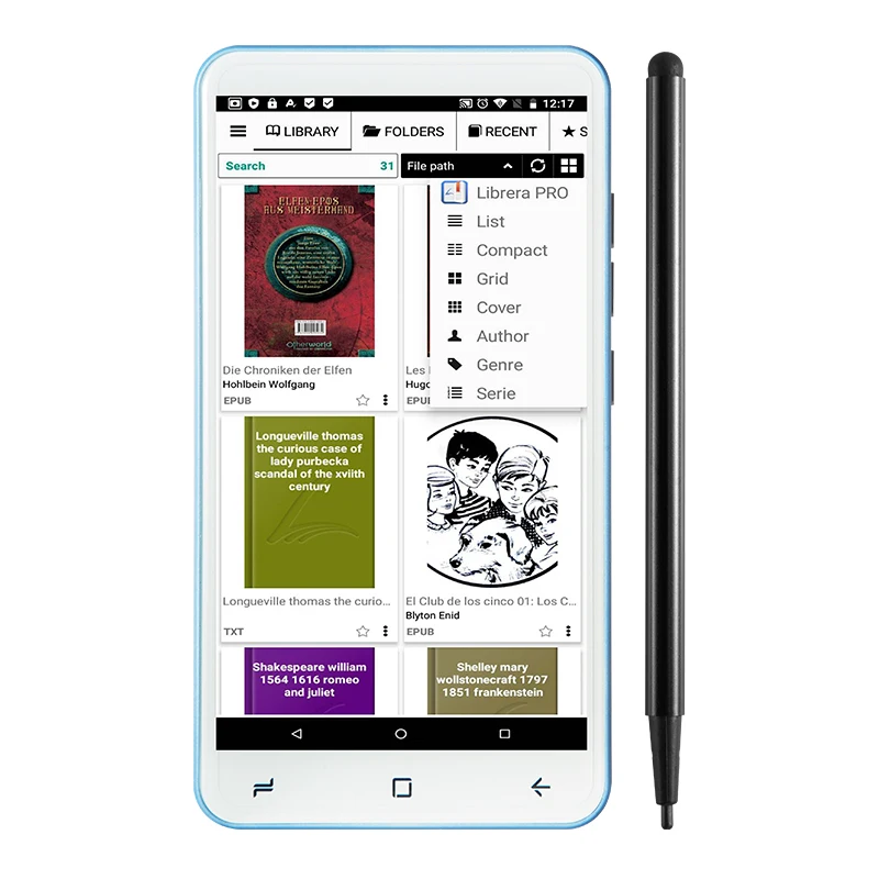 BK503 5INCH Smart Tablet Ebook Reader in Android with Wifi with Drawing Board Multi Function Phone Book Reader