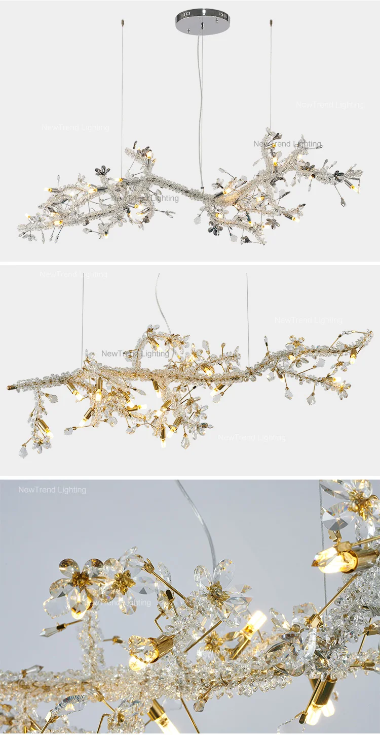 cpl 197 contemporary style indoor decoration hotel villa living room modern crystal branch led chandelier light  -2