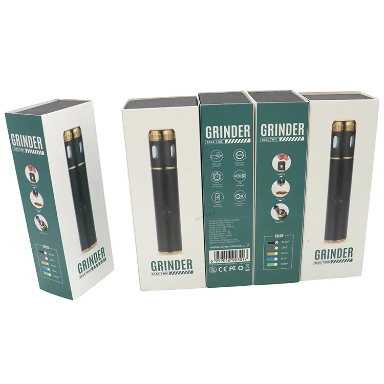 Rechargeable Powerful Usb Electric Herb Grinder Pen 28mm Mini Tobacco