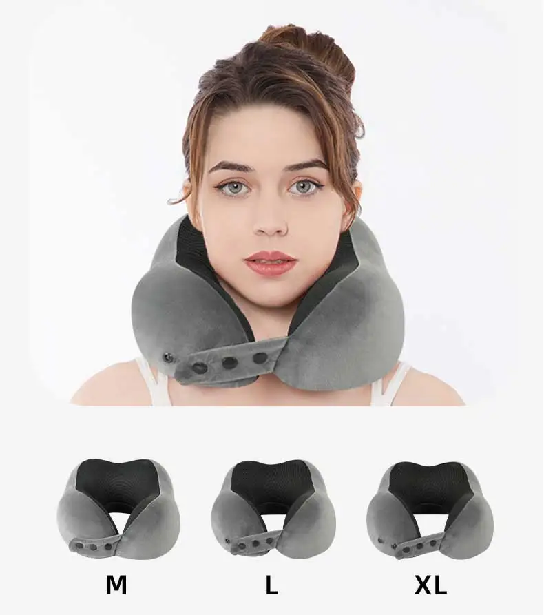 Travel Pillow with Snap Buttons Image 2