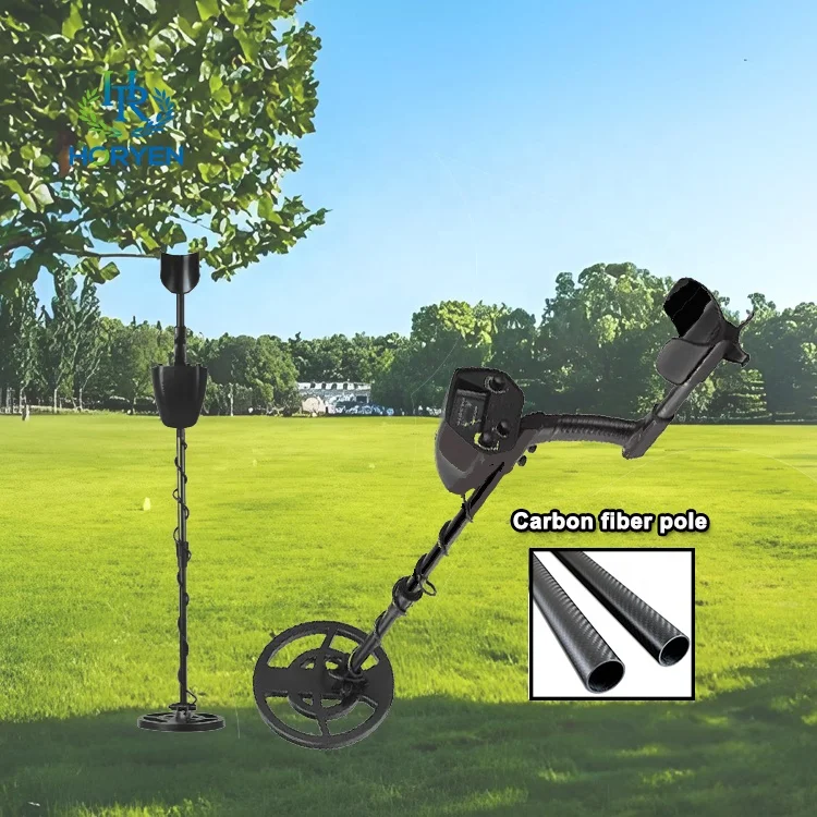 Beach Metal Detecting Long Rod Travel Scoop Shovel Handle Lightweight Carbon Fiber Pole