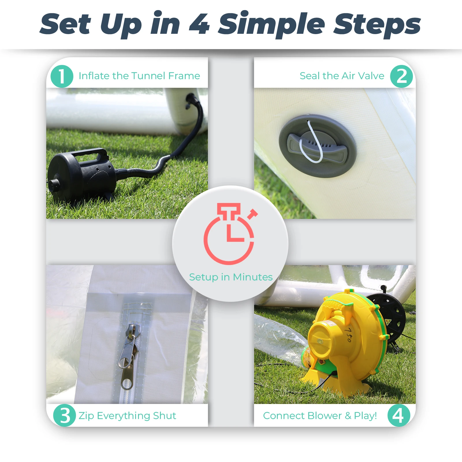 Opblaasbare bubbeltent transparante ballontent voor de tuin_voghion.com