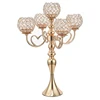 Portacandele a candelabri in oro 5 cm 54cm
