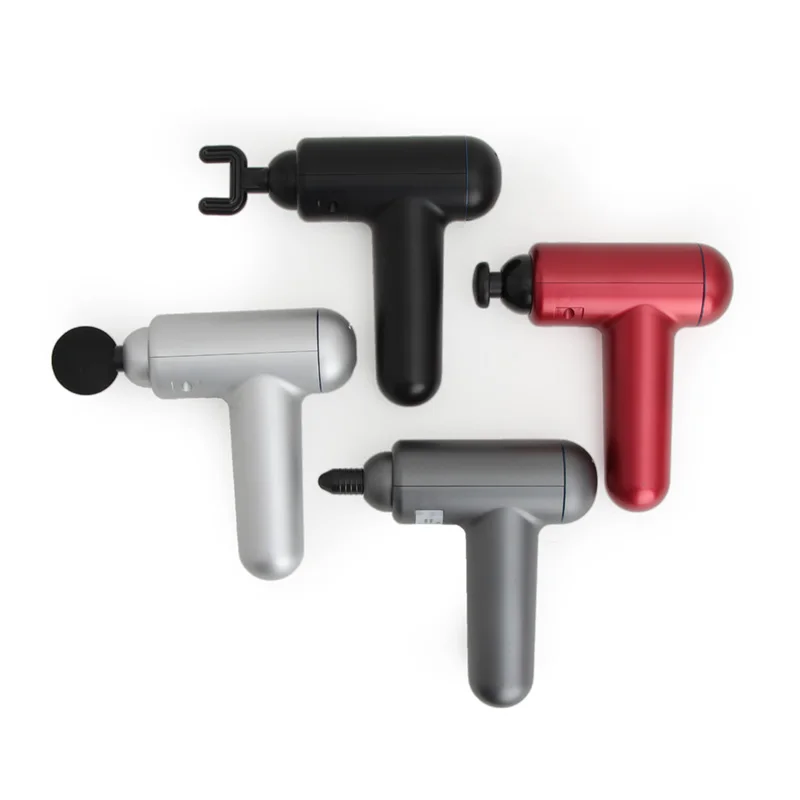 Professionel mini perkussivsmassagemaskine | 32 hastigheder med LCD-display og flere massehoveder