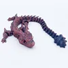 23.5cm black and red ceratopsian