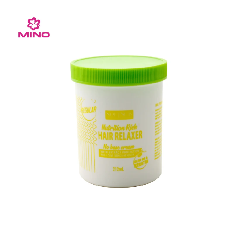 SOFTSUB Nutrition Rich NO Base 425ml Hair Relaxer for Black Women Good Quality Hair Relaxer Cream