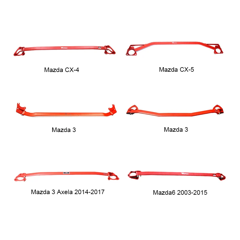 New Goods LVTU Aluminum Racing Front Strut Tower Bar for Mazda 3