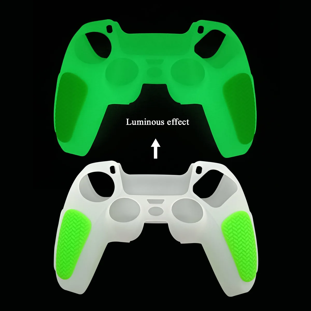 Soft Touching Cases ForPS5 Gaming Controller Silicone Cover Accessories Protection Night Light Shockproof Cover manufacture