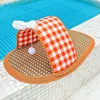 (Hermes Orange) Rattan Mat Slippers Pet Bed (Size)