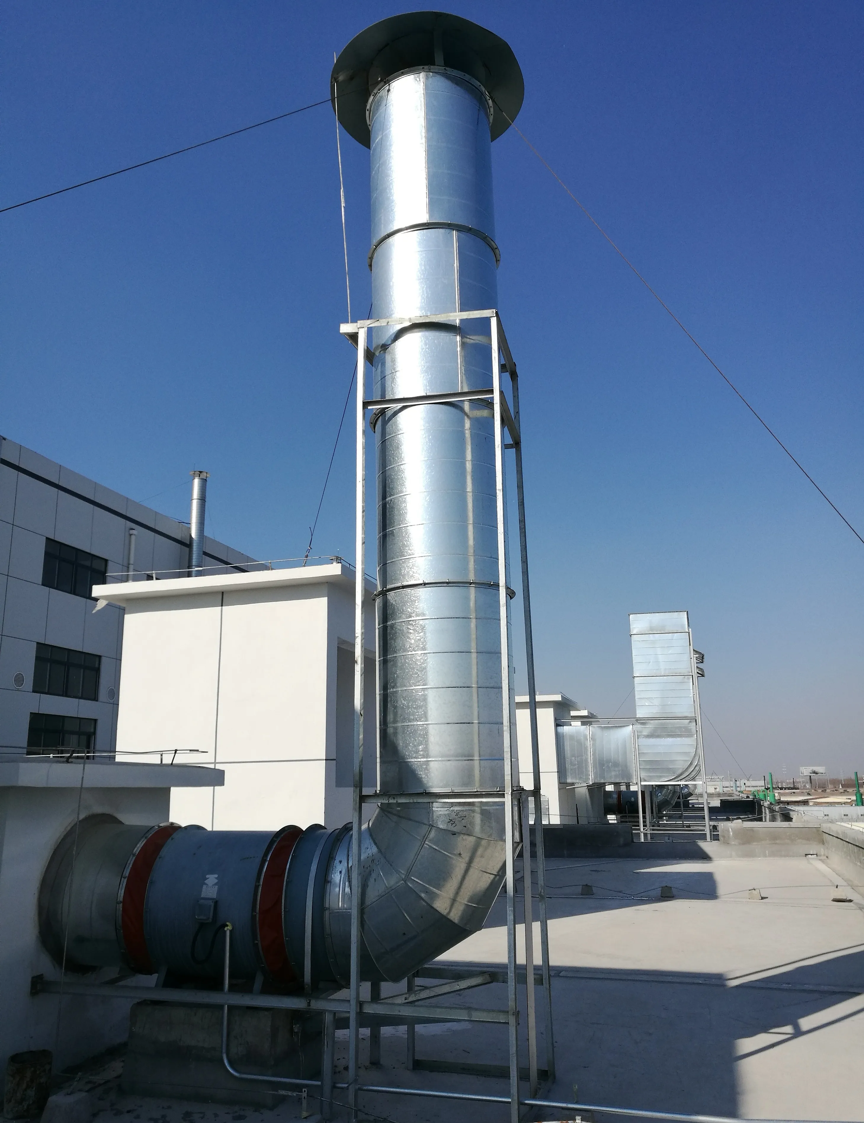 Rectangular Silencer Duct For Air Conditioning Exhaust Pipes Galvanize