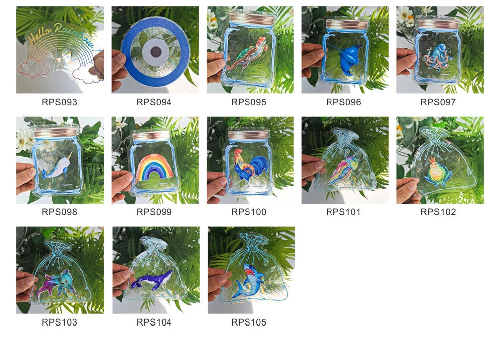 Custom Sun Catchers Sticker Holographic Rainbow Make Window Decoration