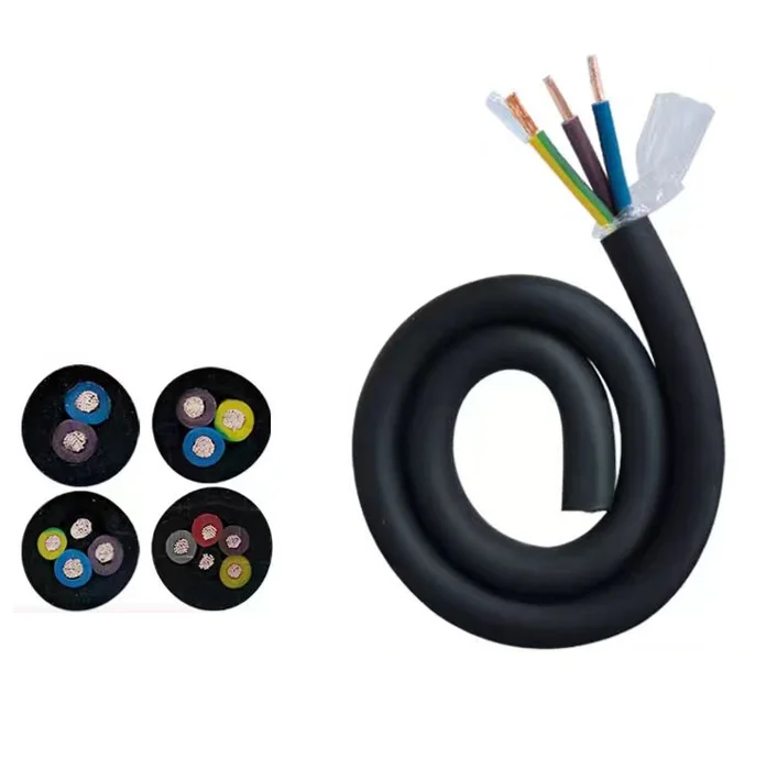 JHS  Submersible pump special cable  Ethylene Propylene Rubber Insulation Waterproof Rubber Sheath High Quality Flexible Cable