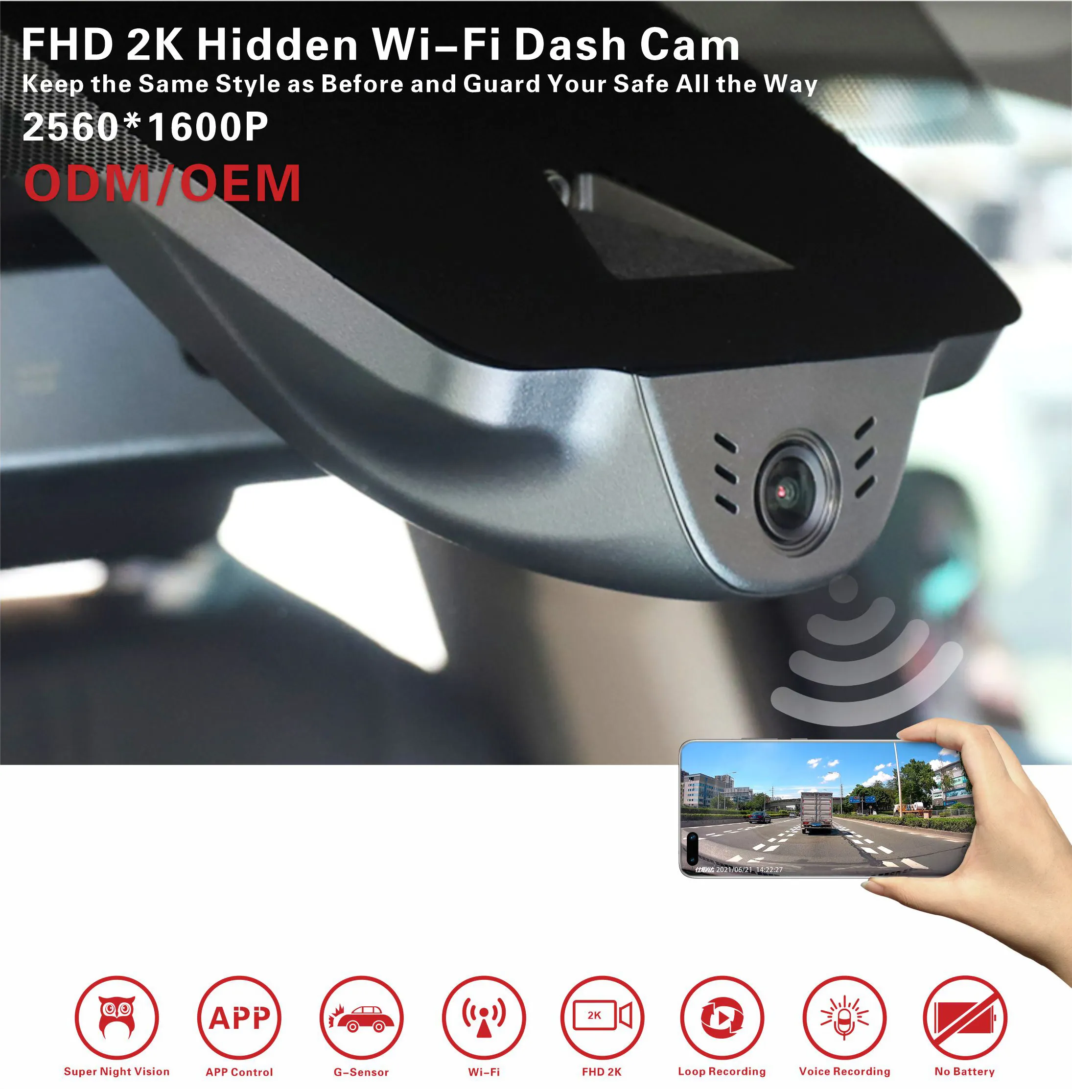 Wholesale Dvr Hidden Double Camera Car Dash Cam Parking Mode 1080p ...