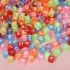 6x6 couleur vive avec lettres blanches